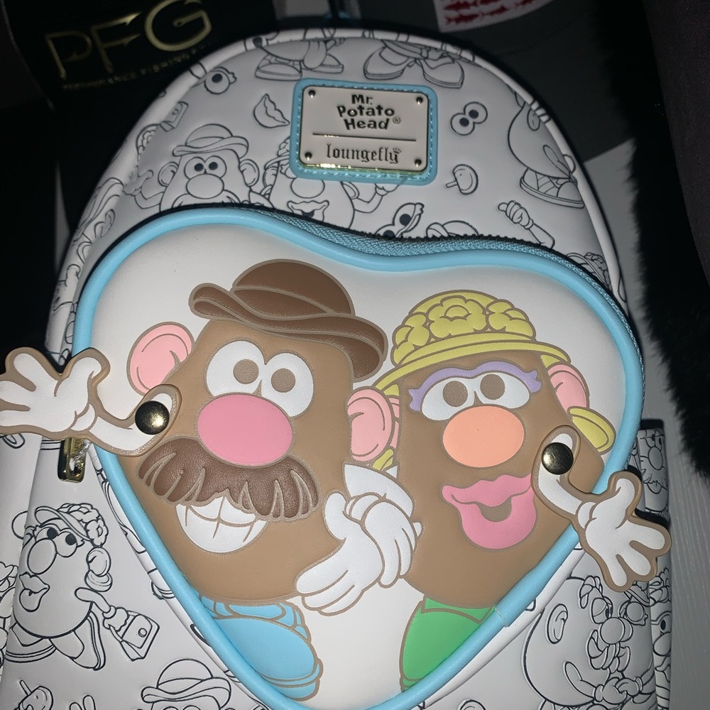 Mr and Mrs potato head bag